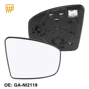 Right Passenger Side Heated Mirror Glass For Nissan Murano 2009-2014 w/ Backing - Bild 1 von 7