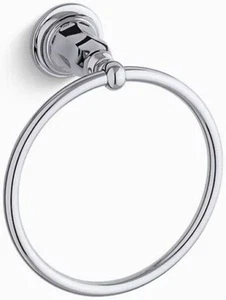 KOHLER 13507-CP Kelston Bathroom Towel Ring, Polished Chrome NEW - Imagen 1 de 3