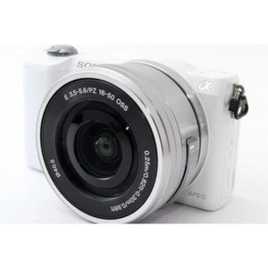 Sony α5000 ILCE-5000 White Power zoom lens kit good condition F/S - Picture 1 of 10