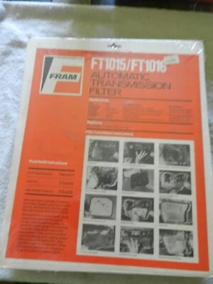 NOS Dodge Plymouth AMC 1963-73 Transmission Filter FRAM FT1015 / FT1016 - Image 1 of 4