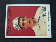 1915 Cracker Jack Reprint Baseball Card # 6 Eddie Plank - St. Louis Terriers (HO
