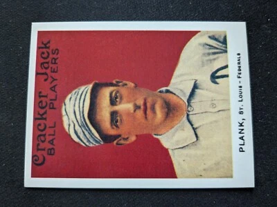 1915 Cracker Jack Reprint Baseball Card # 6 Eddie Plank - St. Louis Terriers (HO - Image 1 of 3