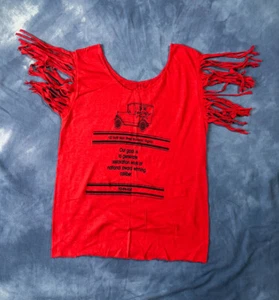VTG Motor Cars and Parts Fringe Shirt Local Business Tee T-Shirt Classic Car 501 - Picture 1 of 2