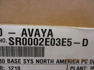 AVAYA, SR0002E03E5, SR2330 BASE N.A POWER CORD, BRAND NEW! - Picture 1 of 4