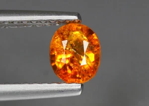 0.53 Cts_World Rare Loose stone_100 % Natural Unheated Royal Orange Clinohumite - Picture 1 of 3