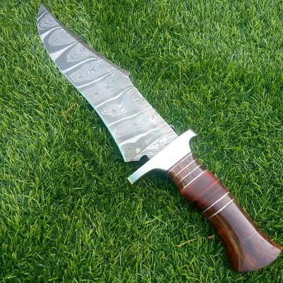 custom handmade fixed blade Rambo Knife - Image 1 of 3