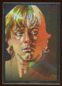 2012 Topps Star Wars: Galaxy Series 7 Luke Skywalker Silver Foil Insert #9