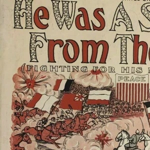 Vintage WWI Sheet Music "He Was a Soldier From the U.S.A."  - Picture 1 of 3