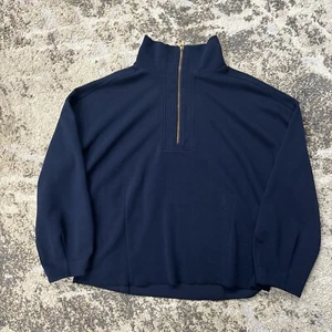 Scotch Soda Pullover Damen Größe Small Viertelreißverschluss Blau Pulli Oberteil Sweatshirt - Bild 1 von 5