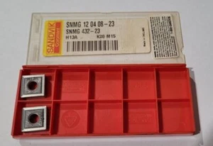 2 Pcs SANDVIK Coromant SNMG 432-23 H13A K20 M15 SNMG 12 04 08-23 Carbide Inserts - Picture 1 of 1