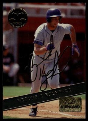 1994 Signature Rookies Gold Standard #GS6 Brooks Kieschnick Gold Signature - Image 1 of 2