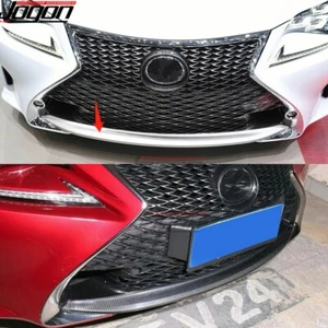 For Lexus RC200t 350 F SPORT 2015 2016 2017-18 Carbon Front Bumper Lower Spoiler - Picture 1 of 10