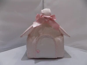 BEAUTY NEONATO BEAUTYCASE VIAGGIO PRODOTTI CAMBIO CASETTA ROSA DA RICAMARE - Picture 1 of 1