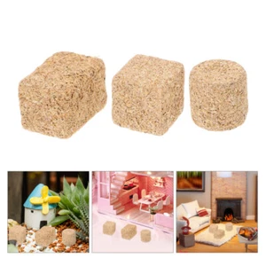 12 Pezzi Modello Fieno Fattoria Realistica Giocattoli Mini Balle per Decorazione - Foto 1 di 12