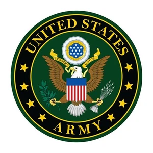 United States Army Bumper Sticker Military Vinyl Soldier Decal 5" - Bild 1 von 3