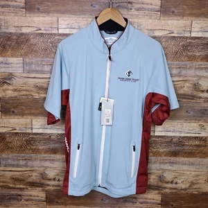 NWT Sun Mountain Rainflex SS Jacket Women Sz L Silver Creek Valley Country Club - Picture 1 of 22