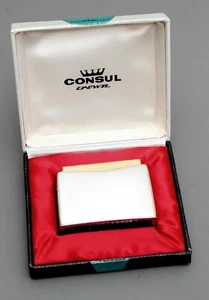 Consul Crown Gas Tischfeuerzeug mit OVP unbenutzt # 3584 - Bild 1 von 10