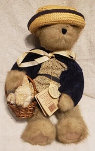 BOYDS PLUSH BEAR - AUNT MABEL W/ SNOWY (WISHKABIBBLE) - 12" 90506 A8 - Picture 1 of 4