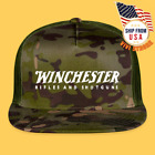 Winchester Firearms Army Green Adjustable Trucker Hat Adult Size