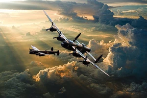 Avro Lancasters, Thumper & Vera, canvas prints various sizes free delivery - Picture 1 of 2