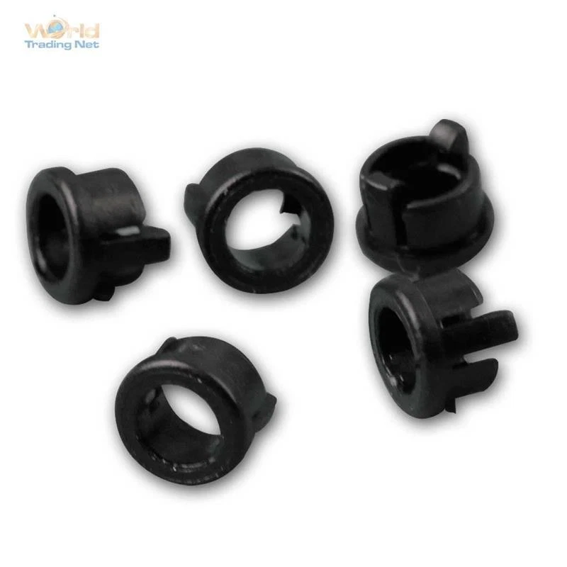 100 LED Montageringe Plasik schwarz für 3mm LEDs