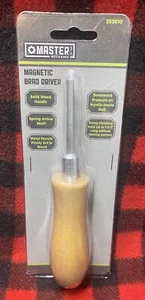 Nuevo en Paquete Maestro Mecánico Magnético Brad Driver con Mango de Madera Dura - 253810 - Imagen 1 de 3