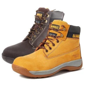 DEWALT Apprentice Boot SB SRA Nubuck Leather Steel Toe Comfort Insole Safety - Picture 1 of 13