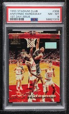 1993-94 Stadium Club Draft Pick 1st Day Issue Anfernee Hardaway PSA 8 Rookie RC
