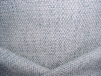 2-5/8Y Clarke & Clarke F0581 Angus Powder Blue Textured Weave Upholstery Fabric - Image 1 of 4