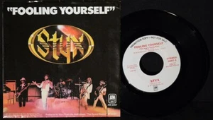 Styx-Fooling Yourself-Full Length-Special Edit-A&M 2007-S-VTG '77 White Lbl PSDJ - Picture 1 of 2
