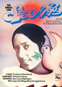 Radio One Story Of Pop Magazine Issue 15 Csn&Y Joan Baez The Byrds Bob Dylan - Picture 1 of 2