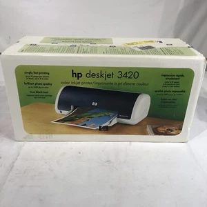NEW! HP Deskjet 3420 Color Inkjet Printer Black & Color Ink Photo-Quality - Picture 1 of 5