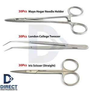Medical Surgical Instruments Iris Scissor Mayo Hegar Needle Holder Thumb Forceps - Picture 1 of 7