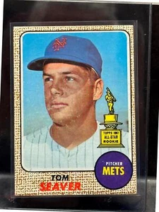 1968 Topps #45 TOM SEAVER NY METS - HOF Baseball - Picture 1 of 2