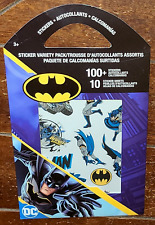 BATMAN Sticker Variety Pack! 100+ Stickers/10 Sticker Sheets! Item #ST1585