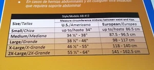 große L schwarz Herren atmungsaktiv Rückenstützgürtel - Bild 1 von 2