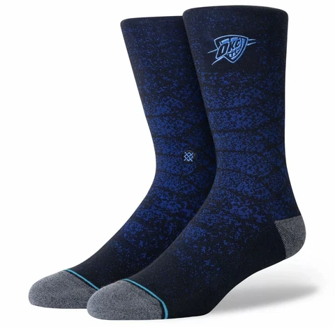 Stance NBA OKC Snakeskin Crew Height Socks INFIKNIT Men's Size Large 9-13 NWT Cover