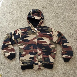 Walls Blizzard Pruf Jacke Jugend Large 12/14 braun Camouflage Mantel Canvas gebraucht, in einwandfreiem Zustand - Bild 1 von 18