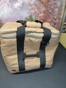 Vintage Apple Macintosh Computer Travel Bag 1980s Canvas Carry Case 16x14x11 - Picture 1 of 7