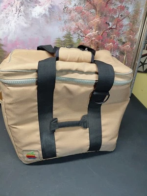 Vintage Apple Macintosh Computer Travel Bag 1980s Canvas Carry Case 16x14x11 - Image 1 of 4