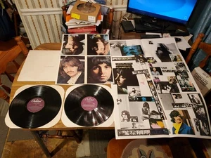 BEATLES WHITE ALBUM MIT POSTER UND BILDERN - Bild 1 von 10