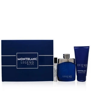 MONTBLANC LEGEND BLUE 3-PC PERFUME GIFY SET FOR MEN - Picture 1 of 1