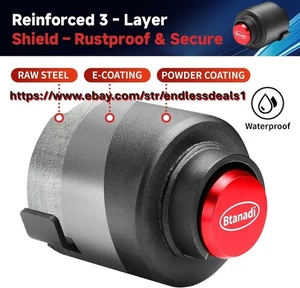 Trailer Lock Fits 2 5/16 Inch Coupler, Upgraded Heavy-Duty Steel Hitch Lock, Ant - Bild 1 von 7