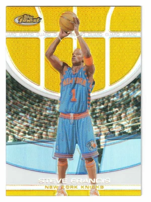 2005-06 Topps Finest #32 Steve Francis GOLD Refractor #’d 34 / 39 - Nice! - HTF! - Image 1 of 2