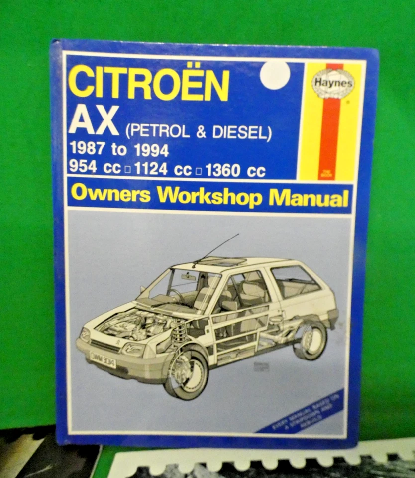CITROEN AX 1987 - 1994 Haynes Owners Workshop Manual USED Book - Image 1 of 2