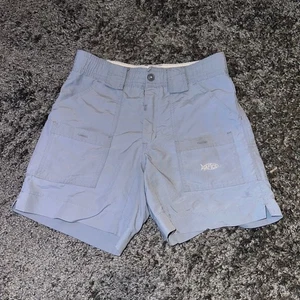 AFTCO Fishing Shorts Cargo Pockets Outdoor Lightweight Kids Size 24 *flaws* - Picture 1 of 11