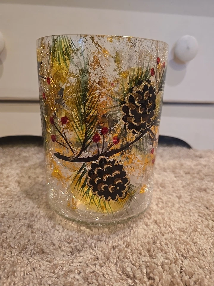 Home Essentials 8 Inch Candle Holder Pine Cones - Image 1 of 4