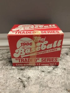 1986 Topps Traded Series Baseball Complete Set Bonds, Jackson, Clark, Canseco RC - Picture 1 of 3