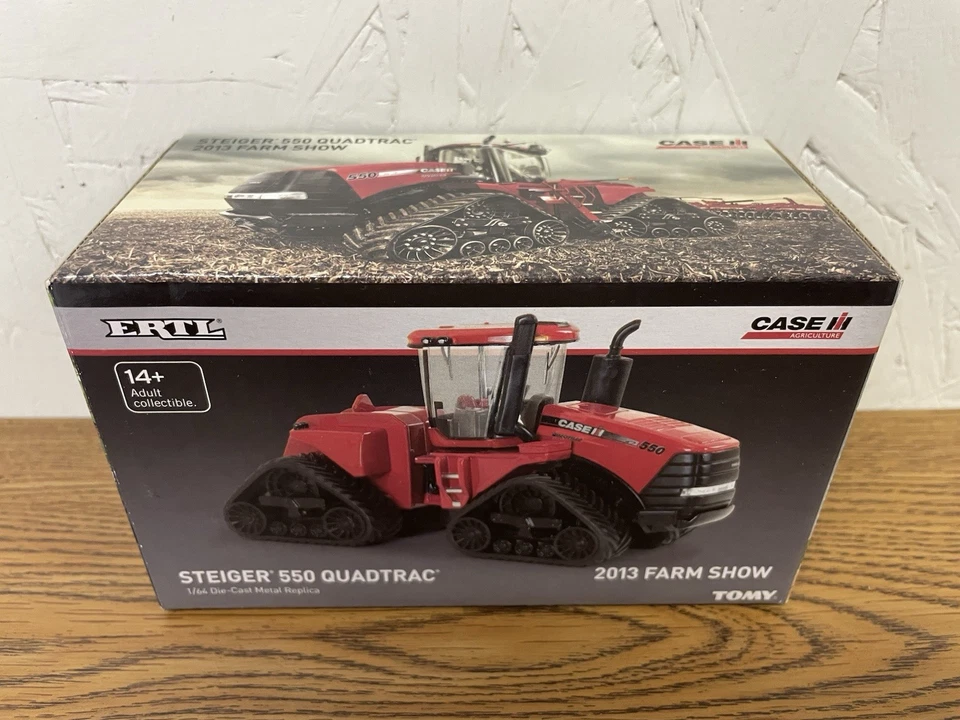 1/64 Case IH Steiger 550 Quadtrac 4WD Tractor, 2013 Farm Show, ERTL 14864A - Image 1 of 1