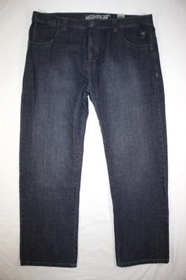 Pantalones de mezclilla Raider vintage para hombre 42x32 Rock N Roll Anonymous holgados anchos años 90 Y2K oscuros Foto 1 de 4